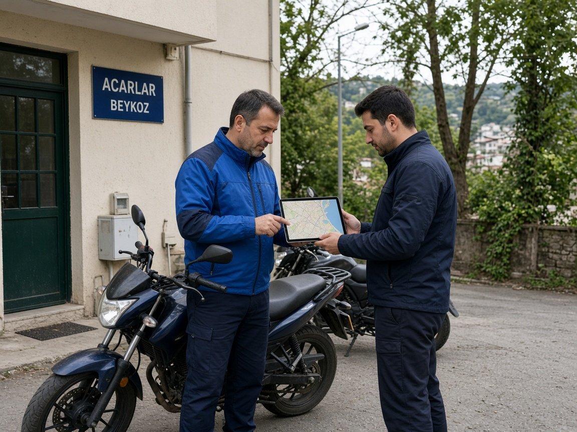 Beykoz'u Sokak Sokak Tanıyan Kurye Ekibi